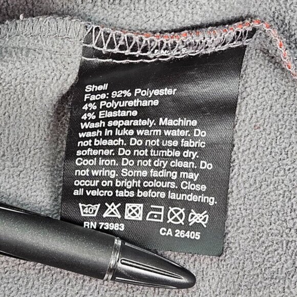 Helly Hansen Softshell Jacket Orange Full Zip Men's Size L Long Sleeve Outdoors - Picture 9 of 10